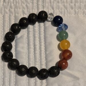 Lava bead bracelet
